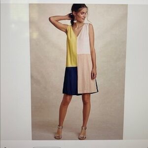 NWT Anthropologie HD in Paris ‘Jules’ size 8 Color Block Shift Dress